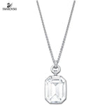 Swarovski Clear Crystal Pendant Necklace ACCESS Rhodium #5020061 - Zhannel
 - 1