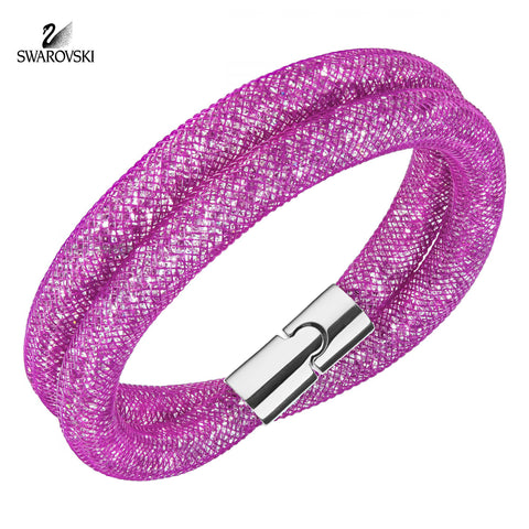 Swarovski Crystal STARDUST Light Purple Double Bracelet Small #5186425
