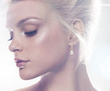 Swarovski Clear Crystal JEWELRY Pierced Earrings ATTENTION Yellow Gold #5036782