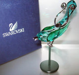 Swarovski Crystal Figurine BOALI Antique Green Object Bird #275575 - Zhannel
 - 1