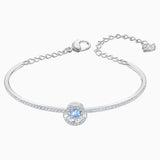 Swarovski Jewelry SPARKLING DANCE BANGLE, Blue, Rhodium -5515385