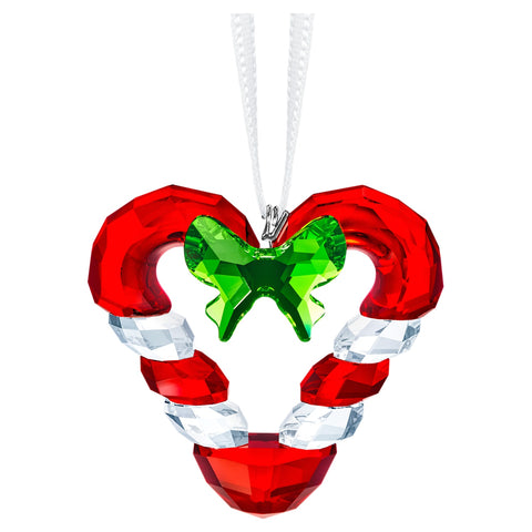 Swarovski Christmas Ornament Candy Cane Heart Ornament -5403314