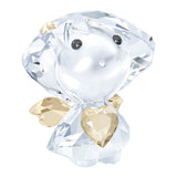 Swarovski Crystal Christmas Figurine ANGEL WITH GOLDEN HEART #5135868