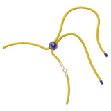 Swarovski Dulcis Choker Necklace Cushion cut, Purple-5613645