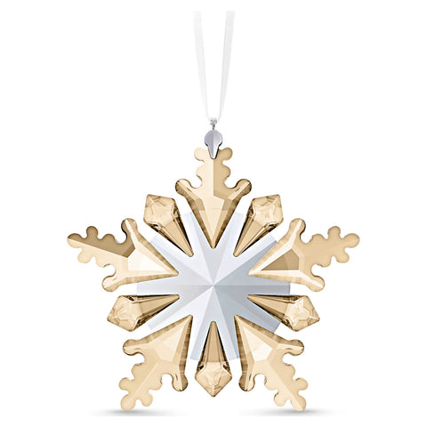 Swarovski Christmas Winter Sparkle Ornament, Gold Tone - 5535541