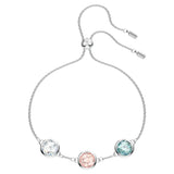 Swarovski Tahlia Bracelet Round, Multicolored, Rhodium plated -5560937
