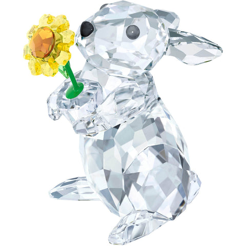 Swarovski Crystal Figurine RABBIT WITH SUNFLOWER - 5301583