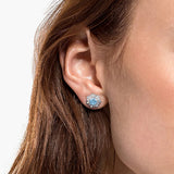 Swarovski Jewelry Sunshine Pierced Earrings 125th Anniversary, Blue -5536741