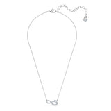Swarovski Jewelry Necklace Infinity, White, Rhodium plated - 5520576