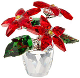 Swarovski Crystal Christmas Poinsettia Red Flower, Small -5291023