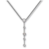 Swarovski Clear Crystal Jewelry FLOATING STONES Necklace #5022437