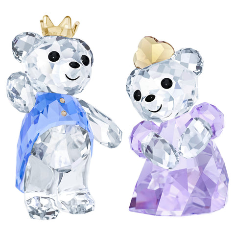 Swarovski Crystal Figurine Set - Kris Bear - Prince & Princess -5301569