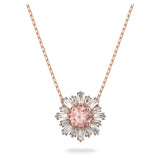 Swarovski Sunshine Pendant Necklace Pink, Rose gold-tone - 5642961