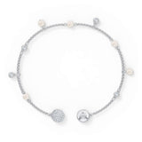 Swarovski Remix Delicate Pearl Strand Bracelet, White, Rhodium, M-5560661