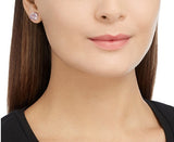 Swarovski Rosaline Crystal POINTS OF LIGHT  Pierced Earrings Studs #5136661