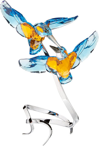 Swarovski Crystal Birds Figurine KINGFISHERS COUPLE -5136835