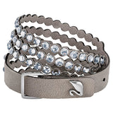 Swarovski Power Collection POWER Slake Bracelet, Gray, Rhodium plated -5511698