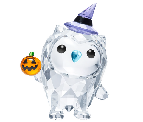 Swarovski Crystal OWL Figurine HOOT- HAPPY HALLOWEEN -5464862