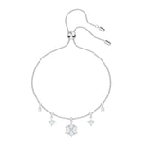 Swarovski Magic Bracelet Snowflakes, White, Rhodium Plated -5576695