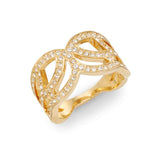 Swarovski Crystal GOLD RING PROTECT