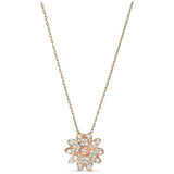 Swarovski Eternal Flower Pendant Necklace, Rose Gold Tone -5540973