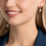 Swarovski OXYGEN Pierced Earrings, Green, Gold Tone -5456652
