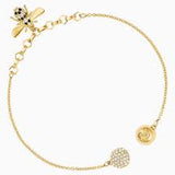 Swarovski Bracelet REMIX COLLECTION BEE STRAND, Black, Gold Tone -5380077