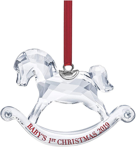 Swarovski Crystal Christmas Ornament BABY'S 1st CHRISTMAS 2019 -5439947