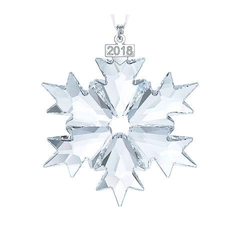Swarovski Clear Crystal Christmas Ornament 2018 Christmas Snowflake -5301575