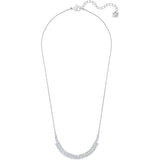 Swarovski Clear Crystal Necklace SUBTLE, Rhodium #5217771