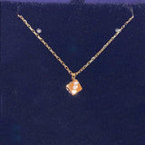 Swarovski Crystal Jewelry Pendant DICE, Gold Tone -5523560