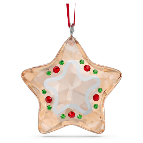 Swarovski Holiday Cheers Gingerbread Star Ornament -5627610