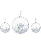 Swarovski Crystal Christmas Ornaments Set of 3 CHRISTMAS BALL 2015 #5136414