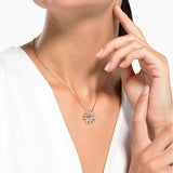 Swarovski Eternal Flower Pendant Necklace, Rose Gold Tone -5540973
