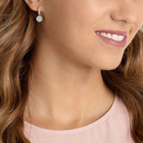 Swarovski OXYGEN Pierced Earrings, Green, Rhodium -5468719