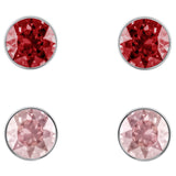 Swarovski Red Studs 2 Pairs Pierced Earrings MADYSON -5414601