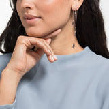 Swarovski Naughty Chandelier Pierced Earrings, Rose Gold -5497873