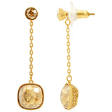 Swarovski JEWELRY Pierced Earrings LATTITUDE Chain Gold -5391024
