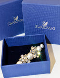 Swarovski Clear Crystal Hair Pin DAISY Silver Palladium #5189140
