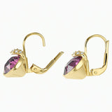 Swarovski MINI BELLA V PIERCED EARRINGS, Purple, Gold - 5509404