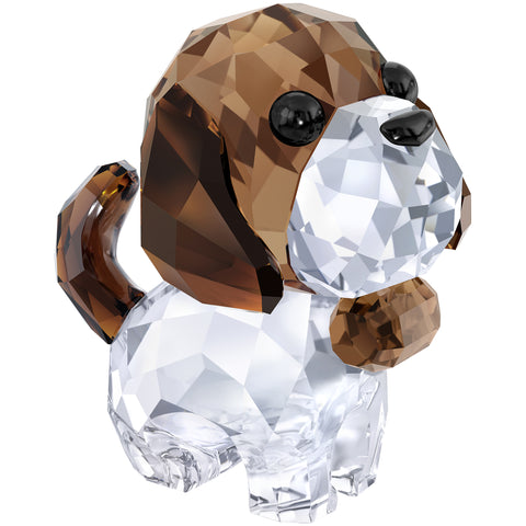 Swarovski Color Crystal Figurine PUPPY BERNIE THE SAINT #5213704