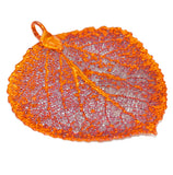 Real Leaf ASPEN Pendant Dipped in Copper Genuine Leaf