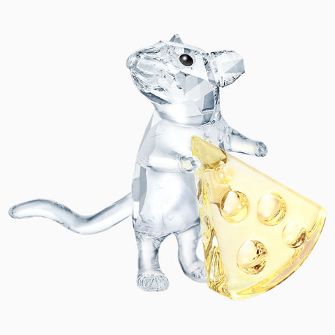 Swarovski Crystal Figurine MOUSE WITH CHEESE - 5464939