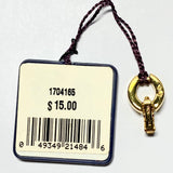 Vintage Swarovski Small Pave Jewelry Necklace Extender, Gold Tone -1704165