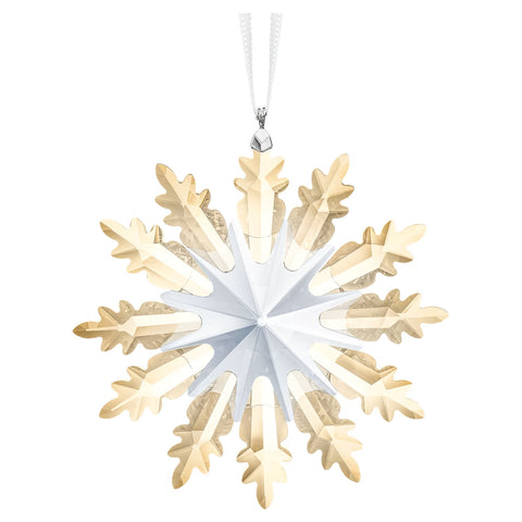 Swarovski Christmas Winter Star Ornament, Gold Tone - 5464857