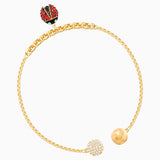 Swarovski Jewelry REMIX COLLECTION LADYBUG STRAND, Gold Tone, L -5479018