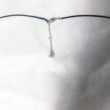 Swarovski Swan Black & Clear Crystal LOCO Necklace 1042583 Long