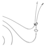 Swarovski Generation Pendant Necklace, White, Rhodium Plated - 5636512