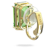 Swarovski Millenia Clip Earring, Single, Green, Gold-Tone Plated -5598358