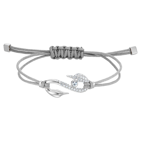 SWAROVSKI Power Collection S Hook Bracelet, Medium, Gray -5511778 – Zhannel